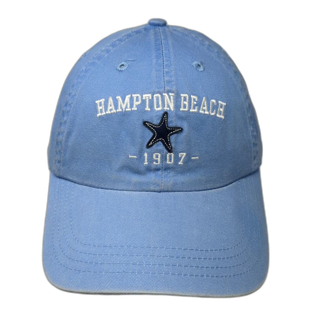 Kate Lord Athletic Cut Hampton Beach Starfish Blue One Size Baseball Cap Hat